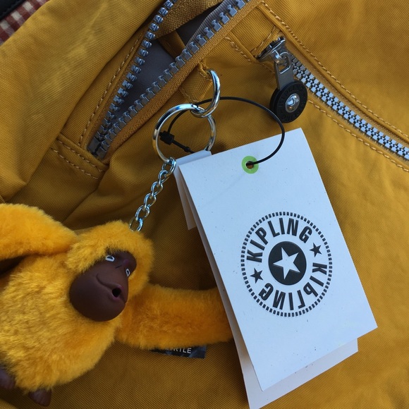 NWT Yellow Kipling Backpack - Picture 2 of 5